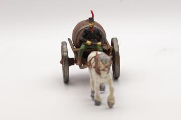 Transportwagen mit Wirt/Weinfass